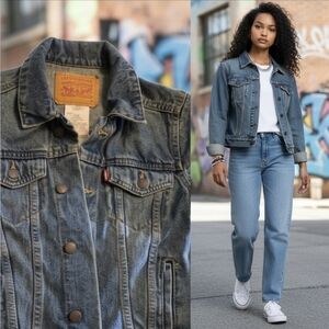 Levi's Classic Blue Denim Trucker Jacket | Youth M (Fits Women's Junior XS)🤩